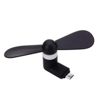 Fabal 5Pin Portable Super Mute USB Cooler Cooling Mini Fan For Android Phone (Black) - B0711VSXD2